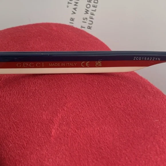 🔥♥️🔥AUTHENTIC Gucci Sunglasses GG0416SK 003 55-20-145  Made in Italy - Picture 11 of 14